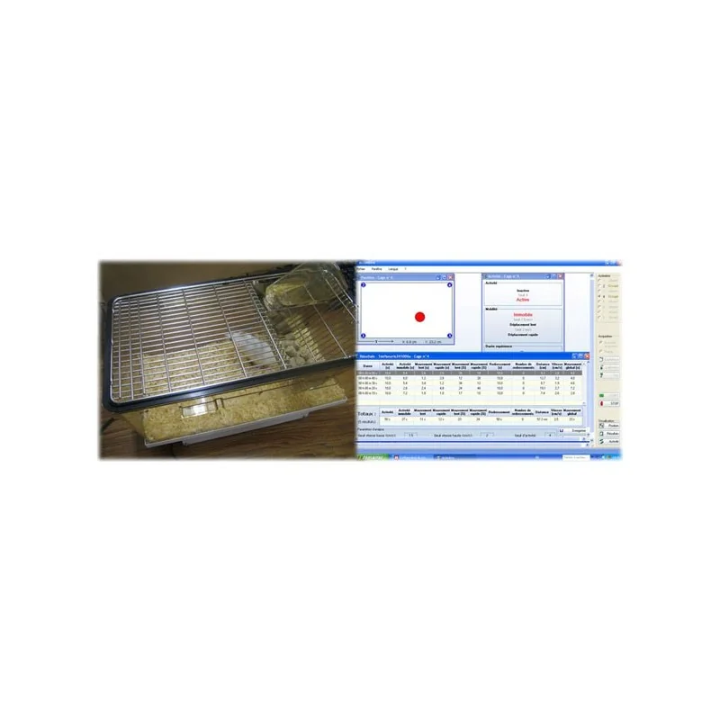 Bioseb\'s Activmeter - Top view and screenshot Bioseb\'s Activmeter - Top view and screenshot