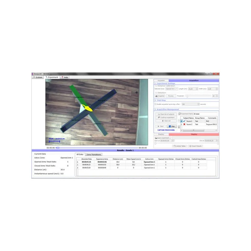Elevated Plus Maze : EPM3C - 3 clicks only ! Elevated Plus Maze : EPM3C - 3 clicks only !