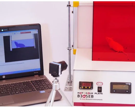 Bioseb\'s New Jump Test: Detail showing screenshot and cage