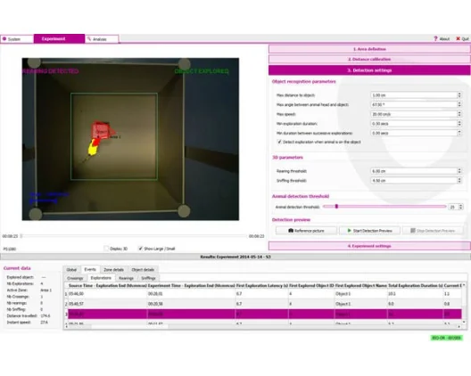 NORT3D - Novel Object Recognition Test 3D - Screenshot