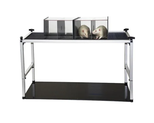 Modular holder cages for rats and mice - Elevated stand with extensions to 45cm