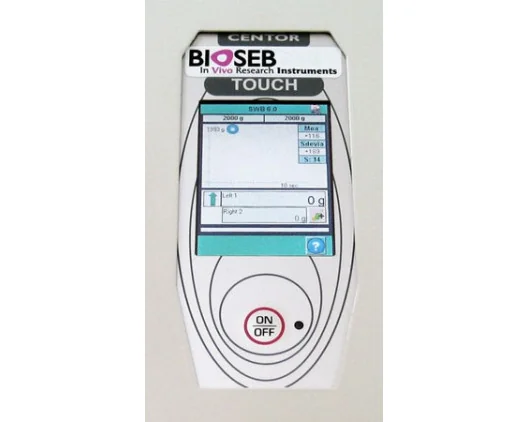 Static weight bearing: Incapacitance Test - New Touch-screen console