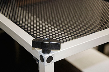 Honeycomb pattern mesh for the new, elevated stand for the Electronic Von Frey for rats and mice, by Bioseb